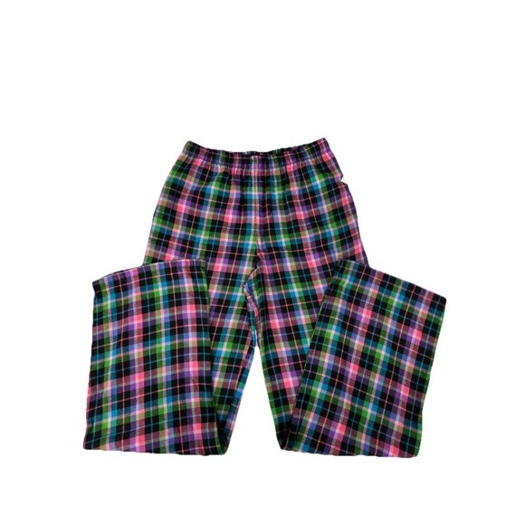 Roudelain Women’s PJ Pants XS Plaid Multicolor Soft Flannel Lounge Sleep Bottoms - Picture 3 of 5
